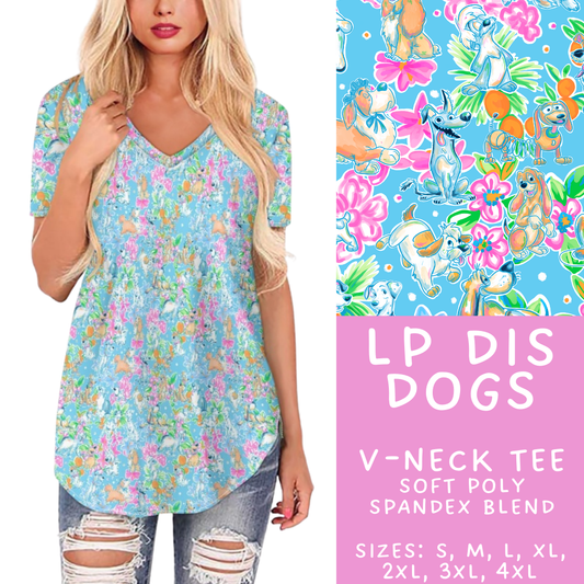Batch #426 - LP Collection - Closes 10/8 - ETA late Nov - LP Dis Dogs V-Neck Tee