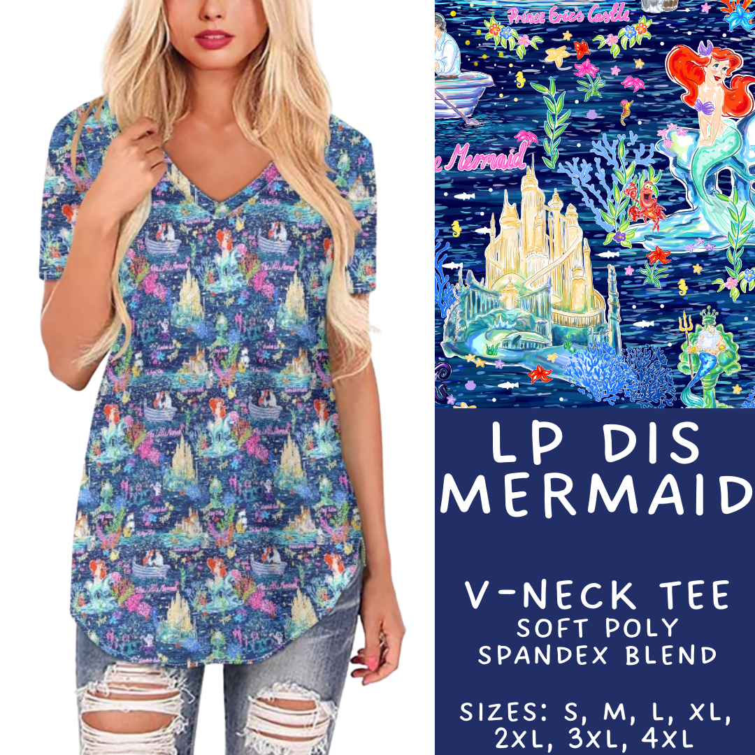 Batch #426 - LP Collection - Closes 10/8 - ETA late Nov - LP Dis Mermaid V-Neck Tee