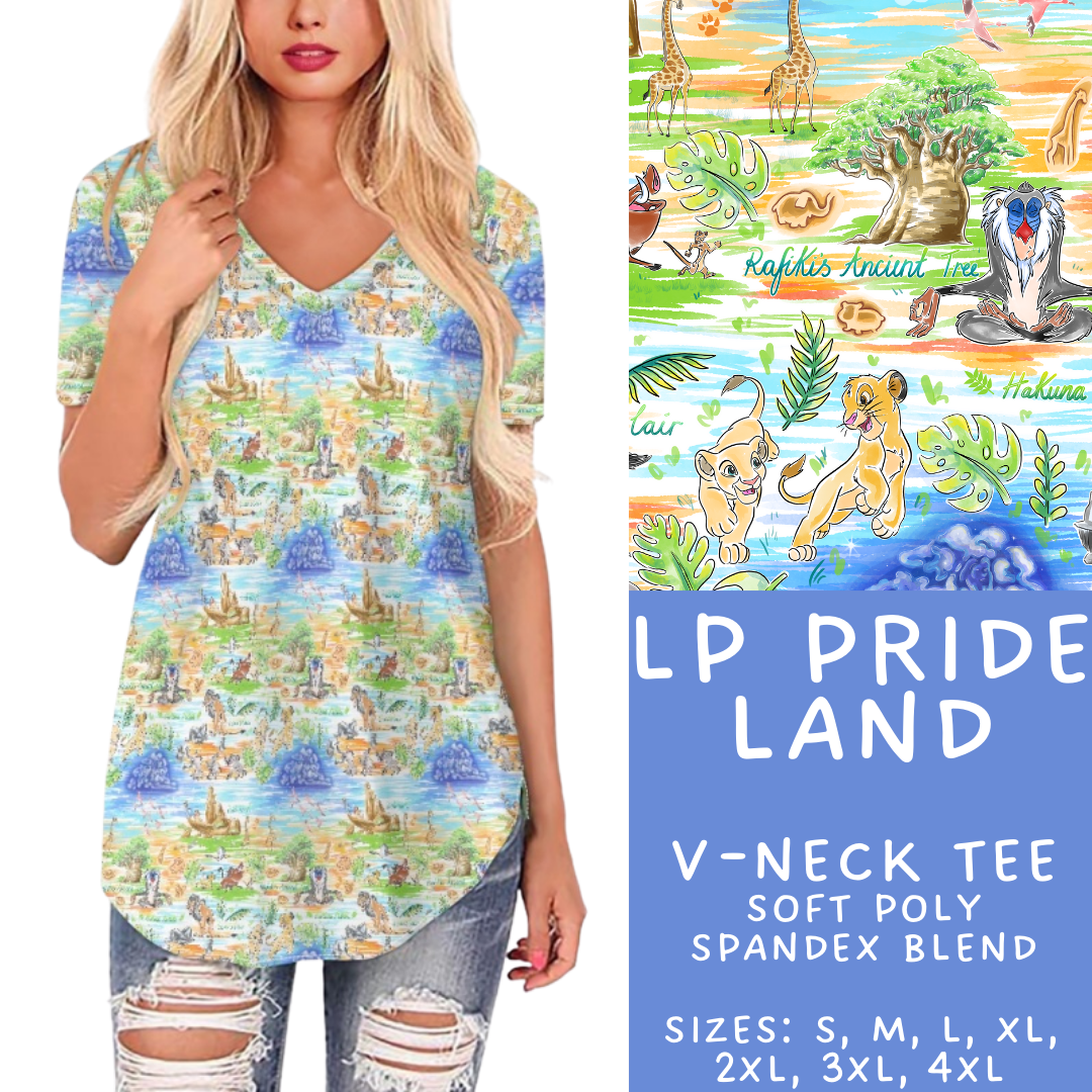 Batch #426 - LP Collection - Closes 10/8 - ETA late Nov - LP Pride Land V-Neck Tee
