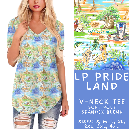 Batch #426 - LP Collection - Closes 10/8 - ETA late Nov - LP Pride Land V-Neck Tee
