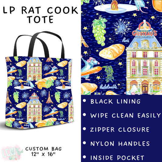Batch #426 - LP Collection - Closes 10/8 - ETA late Nov - LP Rat Cook Tote
