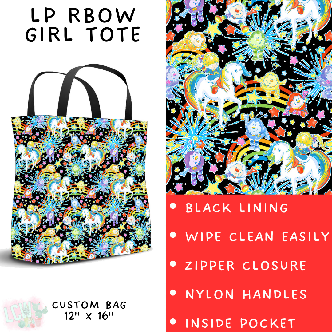 Batch #426 - LP Collection - Closes 10/8 - ETA late Nov - LP RBow Girl Tote