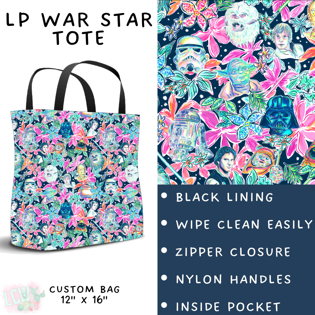 Batch #426 - LP Collection - Closes 10/8 - ETA late Nov - LP War Star Tote