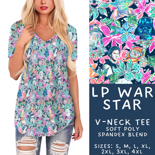 Batch #426 - LP Collection - Closes 10/8 - ETA late Nov - LP War Star V-Neck Tee
