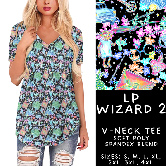 Batch #426 - LP Collection - Closes 10/8 - ETA late Nov - LP Wizard 2 V-Neck Tee