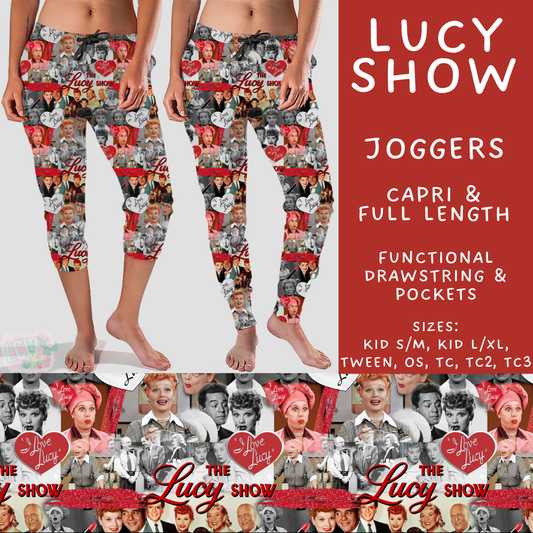 Batch #502 - Show Time - Closes 3/11 - ETA mid May - Lucy Show Full and Capri Length Joggers