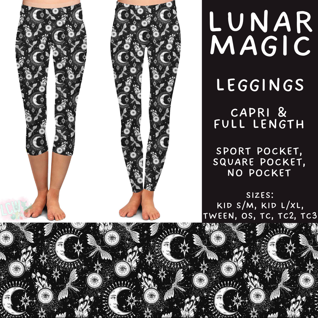 Batch #607 - Fun Run 28 - Closes 11/2 - ETA early Jan - Lunar Magic Full and Capri Length Leggings