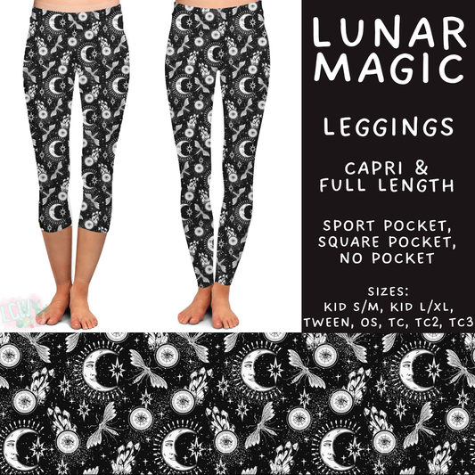 Batch #607 - Fun Run 28 - Closes 11/2 - ETA early Jan - Lunar Magic Full and Capri Length Leggings