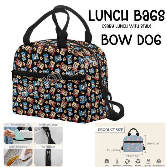 BOW DOG - LUNCH BAGS