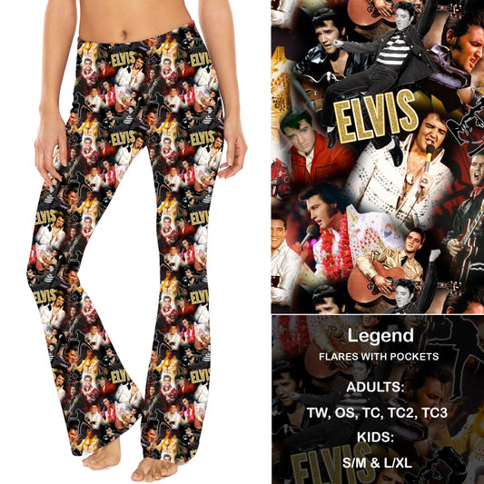 Legend  - Yoga Flares with Pockets - Alonna's Legging Land
