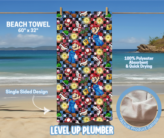 Preorder! Closes 5/15. ETA August. Level Up Plumber Towel