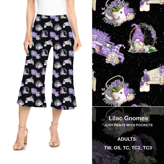 Lavender Gnomes Judy Hybrid Pants with Pockets - Alonna's Legging Land