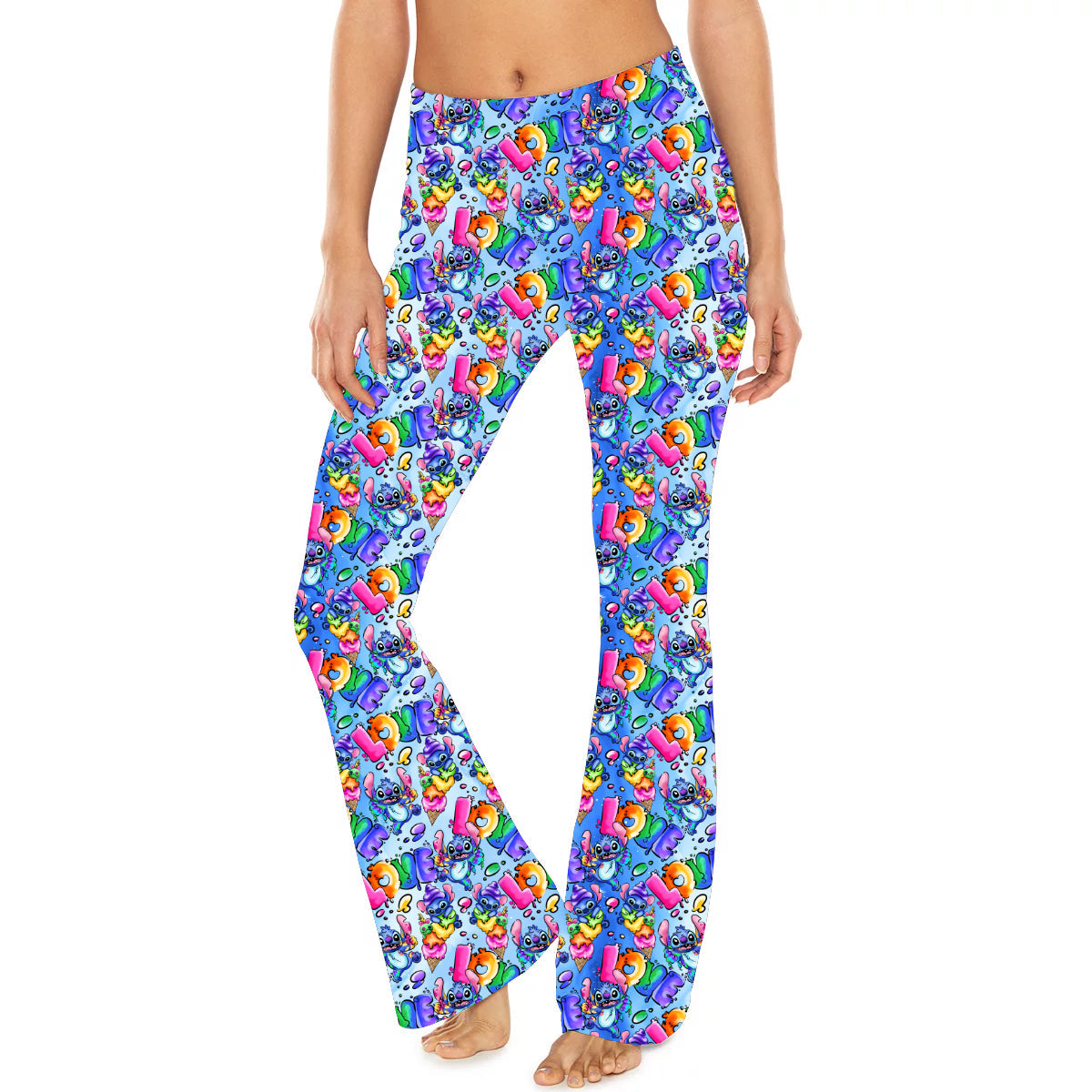 Love Blue Style - Yoga Flares with Pockets - Alonna's Legging Land