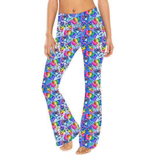 Love Blue Style - Yoga Flares with Pockets - Alonna's Legging Land