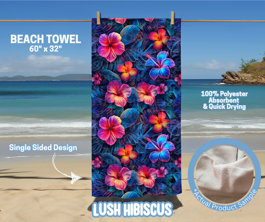 Preorder! Closes 5/15. ETA August. Lush Hibiscus Towel