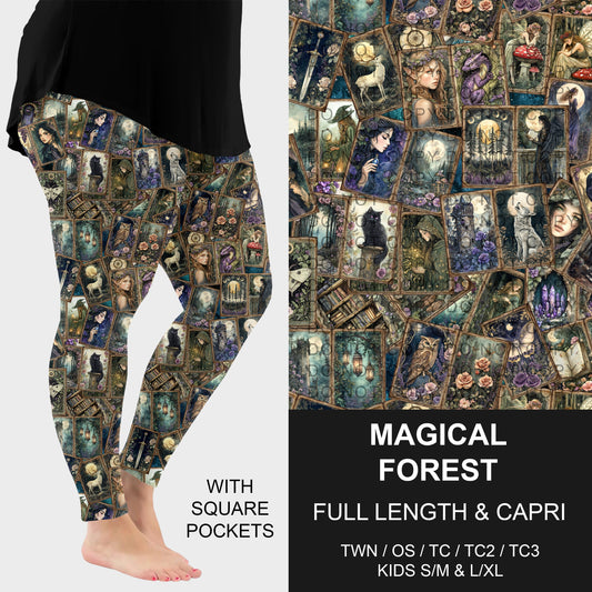B276 - Preorder Magical Forest Leggings w/ Pockets (Closes 3/01. ETA: early May) - Alonna's Legging Land