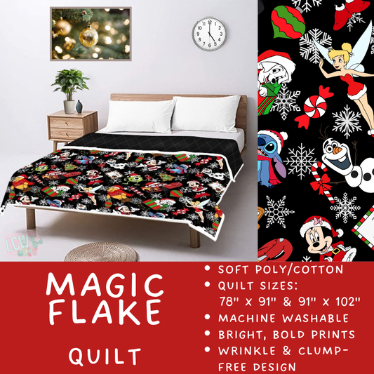 Batch #597 - Christmas Quilts - Closes 10/12 - ETA early Dec - Magic Flake Quilt