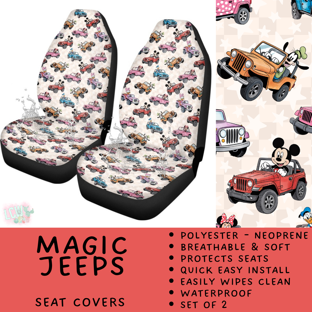 Batch #554 - Car Accessories 3 - Closes 7/10 - ETA early/mid Sept - Magic Jeeps Vehicle Seat Covers