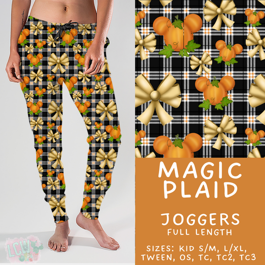 Batch #404 - Magical Fall 2 - Closes 8/29 - ETA mid/late October - Magic Plaid Joggers