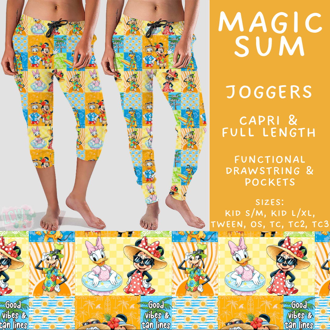 Batch #552 - Magical Faves 22 - Closes 7/6 - ETA early Sept - Magic Sum Full and Capri Length Joggers