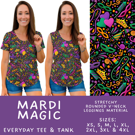 Batch #605 - Mardi Party - Closes 10/28 - ETA late Dec - Mardi Magic Everyday Tank & Tee