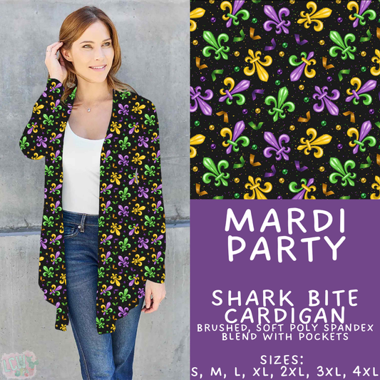 Batch #605 - Mardi Party - Closes 10/28 - ETA late Dec - Mardi Party Cardigan