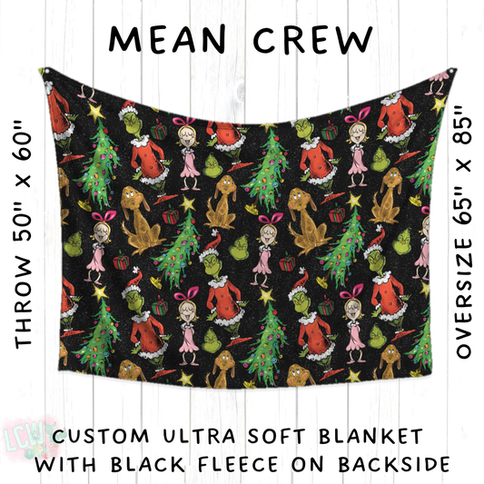 Batch #428 - Christmas Spirit - Closes 10/10 - ETA late Nov - Mean Crew Blanket