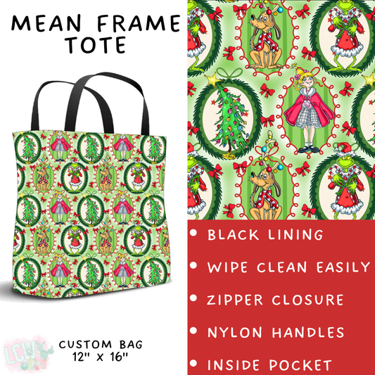 Batch #558 - Magical Character Christmas - Closes 7/20 - ETA mid/late Sept - Mean Frame Tote