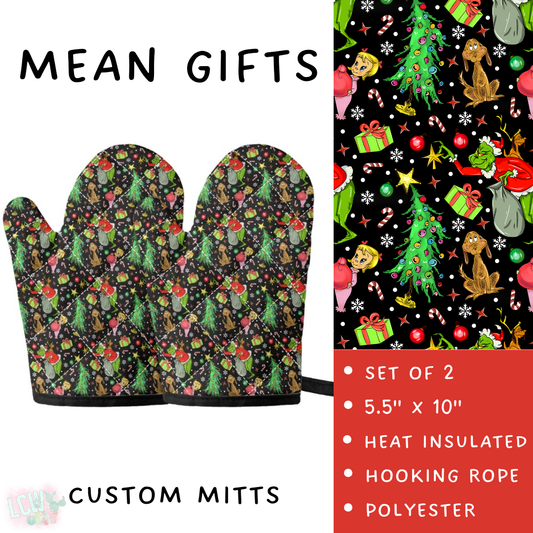 Batch #416 - Baking Spirits Bright 2 - Closes 9/19 - ETA early Nov - Mean Gifts Oven Mitts