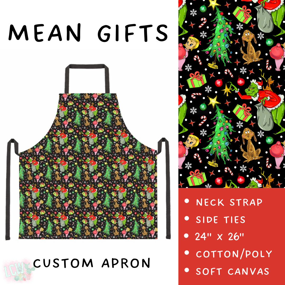 Batch #416 - Baking Spirits Bright 2 - Closes 9/19 - ETA early Nov - Mean Gifts Apron