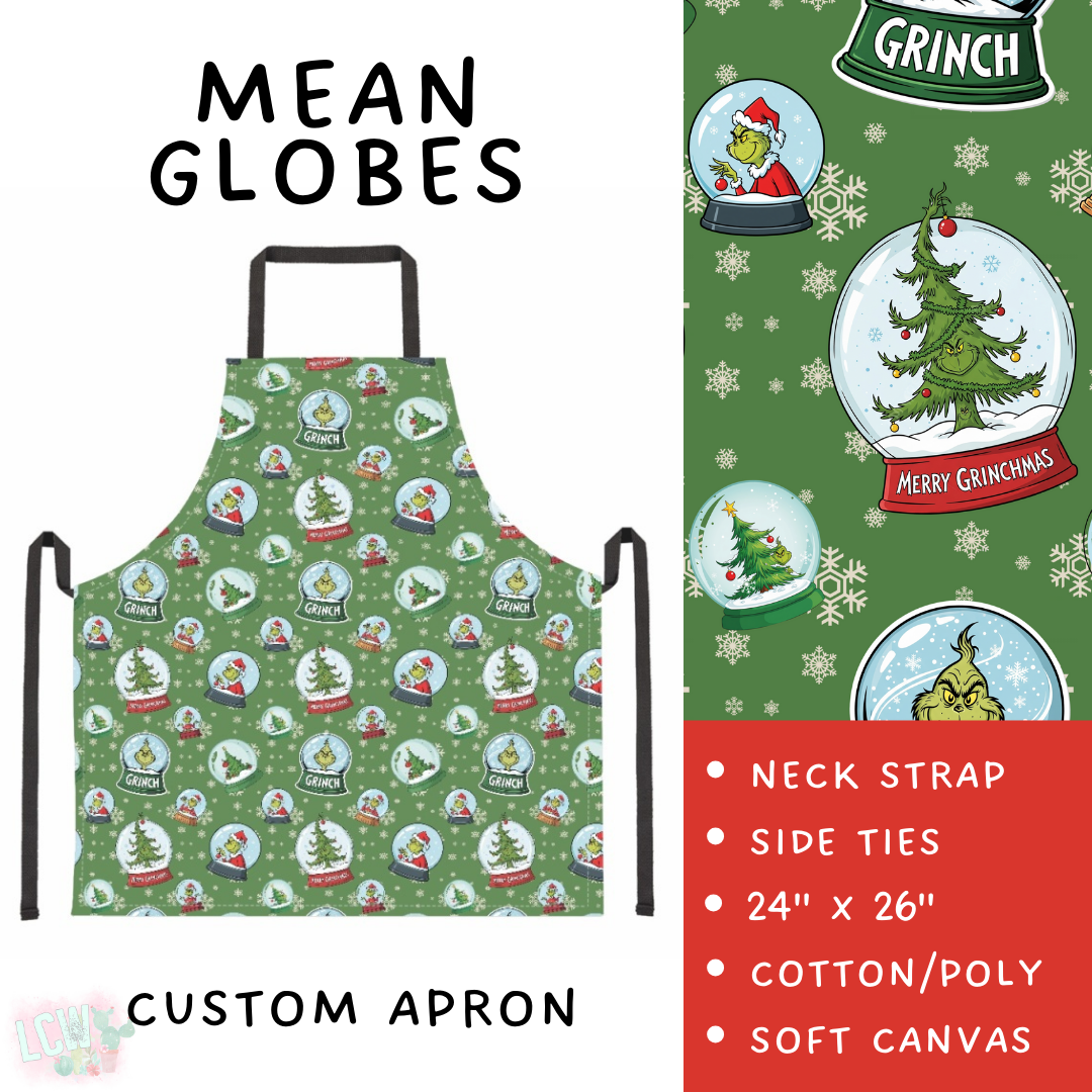 Batch #416 - Baking Spirits Bright 2 - Closes 9/19 - ETA early Nov - Mean Globes Apron