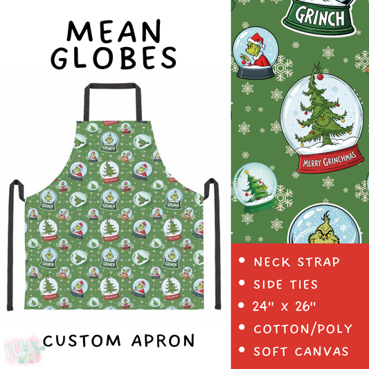 Batch #416 - Baking Spirits Bright 2 - Closes 9/19 - ETA early Nov - Mean Globes Apron