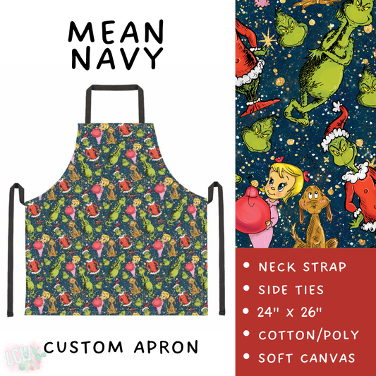 Batch #416 - Baking Spirits Bright 2 - Closes 9/19 - ETA early Nov - Mean Navy Apron