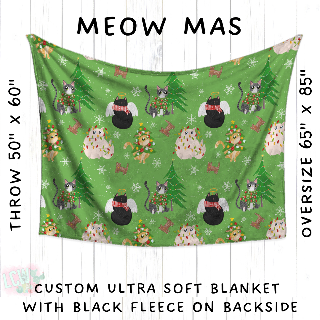 Batch #428 - Christmas Spirit - Closes 10/10 - ETA late Nov - Meow Mas Blanket