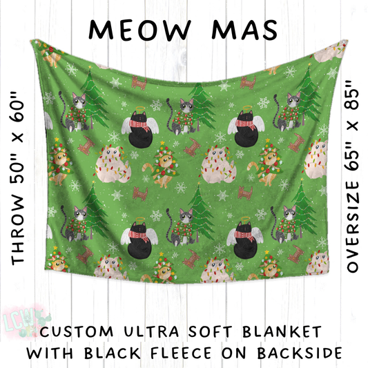 Batch #428 - Christmas Spirit - Closes 10/10 - ETA late Nov - Meow Mas Blanket