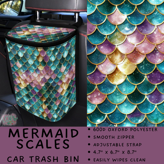 Batch #423 - Car Accessories - Closes 10/2 - ETA mid/late Nov - Mermaid Scales Car Trash Bin