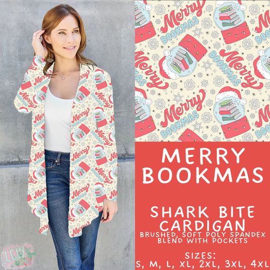 Batch #424 - Jingle All The Way - Closes 10/3 - ETA mid/late Nov - Merry Bookmas Cardigan