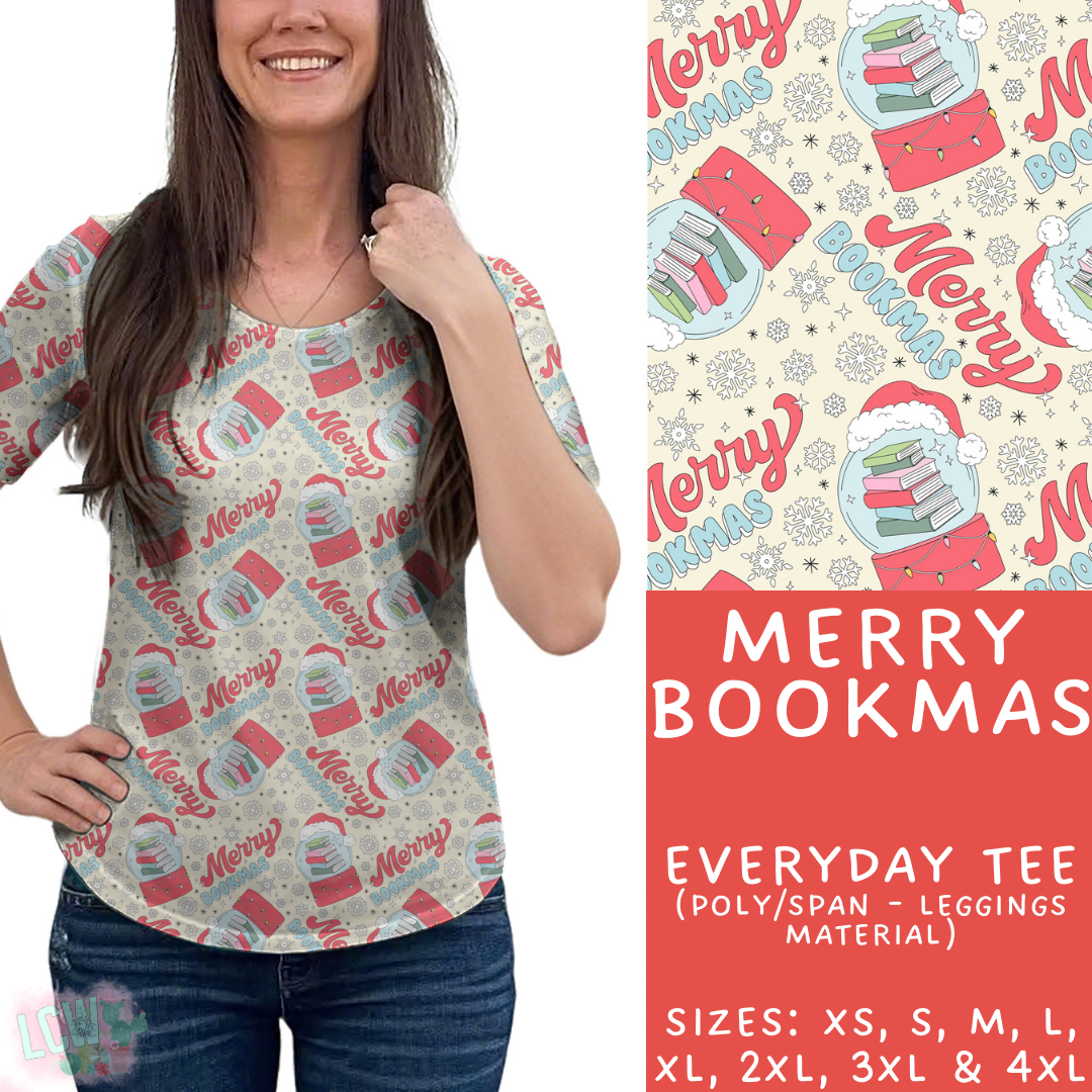 Batch #424 - Jingle All The Way - Closes 10/3 - ETA mid/late Nov - Merry Bookmas Everyday Tee