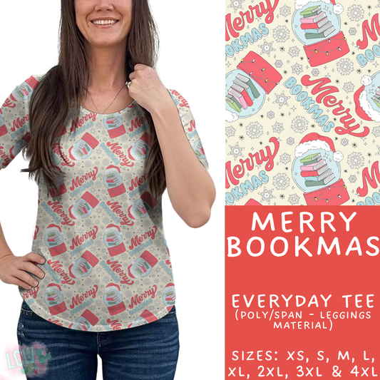 Batch #424 - Jingle All The Way - Closes 10/3 - ETA mid/late Nov - Merry Bookmas Everyday Tee