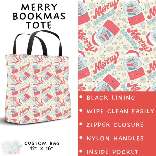 Batch #424 - Jingle All The Way - Closes 10/3 - ETA mid/late Nov - Merry Bookmas Tote