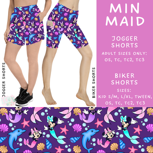 Batch #333 - Magical Summer - Closes 5/7 - ETA late June - Min Maid Biker & Jogger Shorts