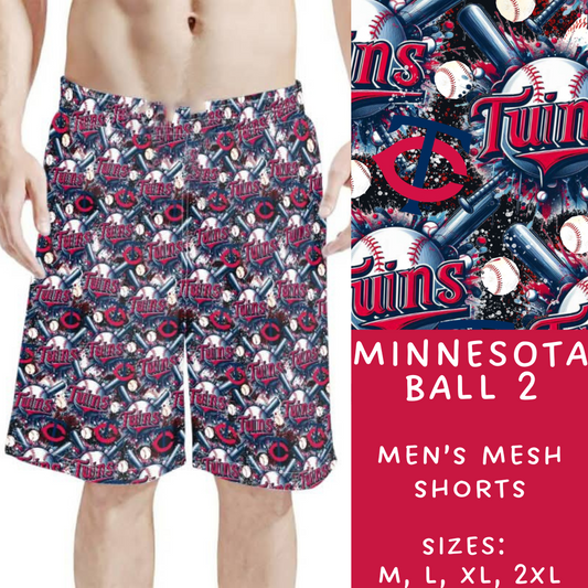 Batch #498 - Strike Out 3 - Closes 3/2 - ETA early May - Minnesota Ball 2 Men's Shorts