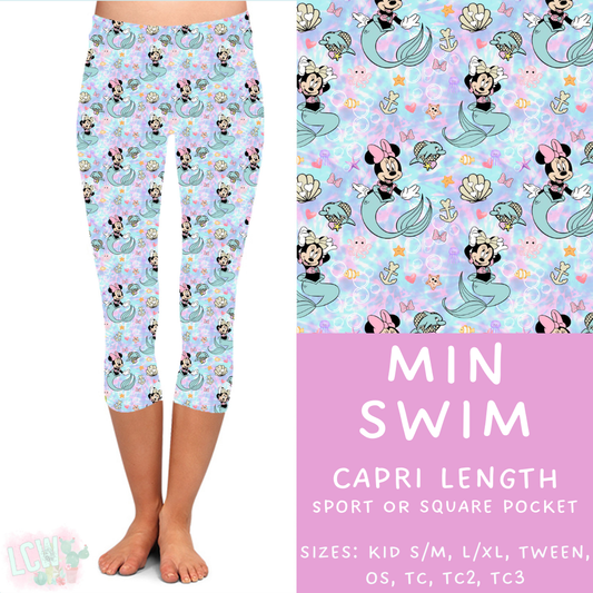 Batch #333 - Magical Summer - Closes 5/7 - ETA late June - Min Swim Full and Capri Length Leggings