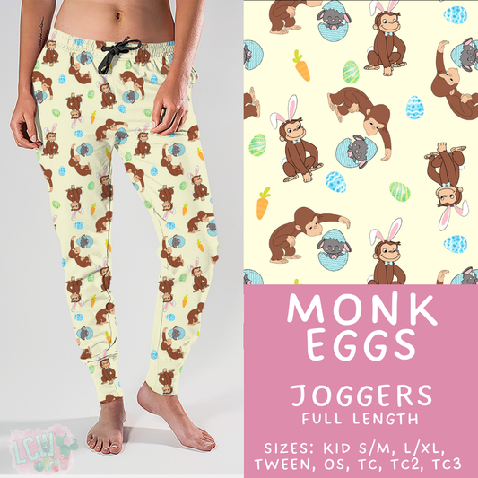 Batch #477 - Magical Character Easter - Closes 1/12 ETA - Early March - Monk Eggs Joggers
