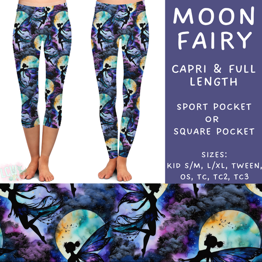 Batch #347 - Fun Run 11 - Closes 5/29 - ETA mid/late July - Moon Fairy Full and Capri Length Leggings