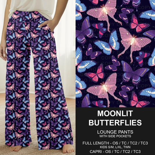 B309 - Preorder Moonlit Butterflies Lounge Pants (Closes 8/23. ETA: late Oct.)
