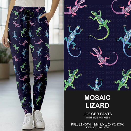 B262 - Preorder Mosaic Lizard Joggers (Closes 11/23. ETA late Jan.)