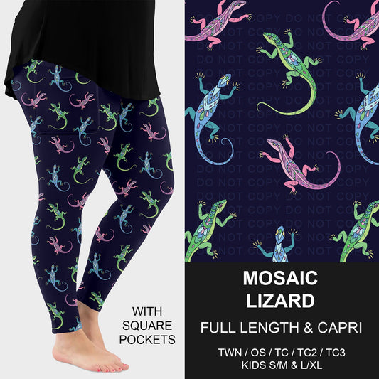B262 - Preorder Mosaic Lizard Leggings w/ Pockets (Closes 11/23. ETA: late Jan.)
