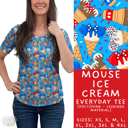 Batch #338 - Magical 4th of July - Closes 5/7 - ETA mid June - Mouse Ice Cream Everyday Tee