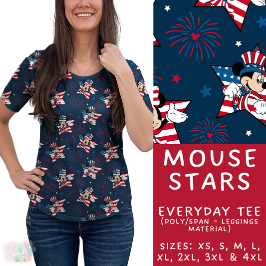 Batch #338 - Magical 4th of July - Closes 5/7 - ETA mid June - Mouse Stars Everyday Tee